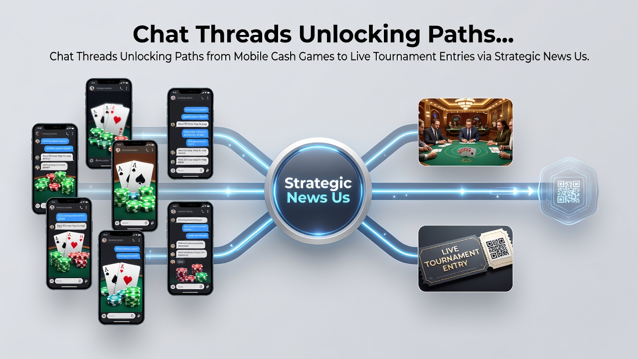 Overgang van mobiele cashgames naar live toernooien via strategische chats en nieuws