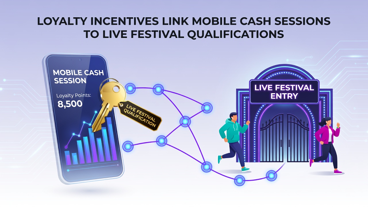 Loyaliteitsstimulansen die mobiele poker sessies verbinden met live festival kwalificaties