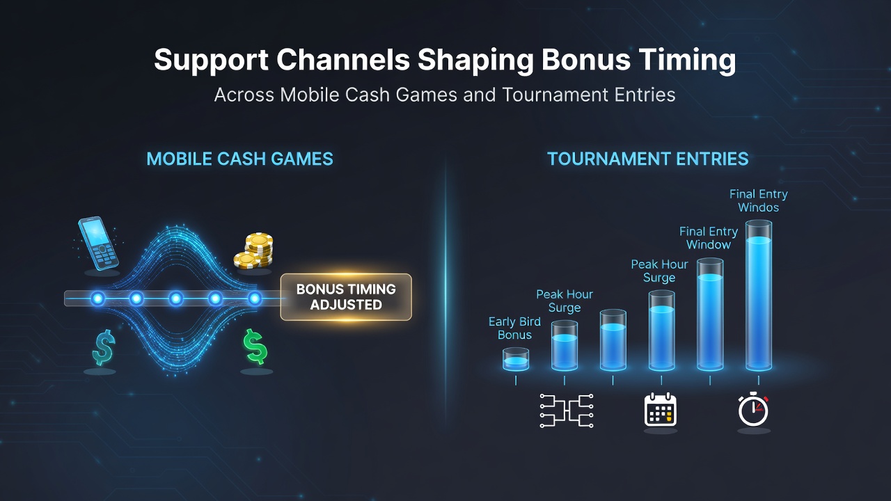 Mobiele cash game interfaces met support alerts