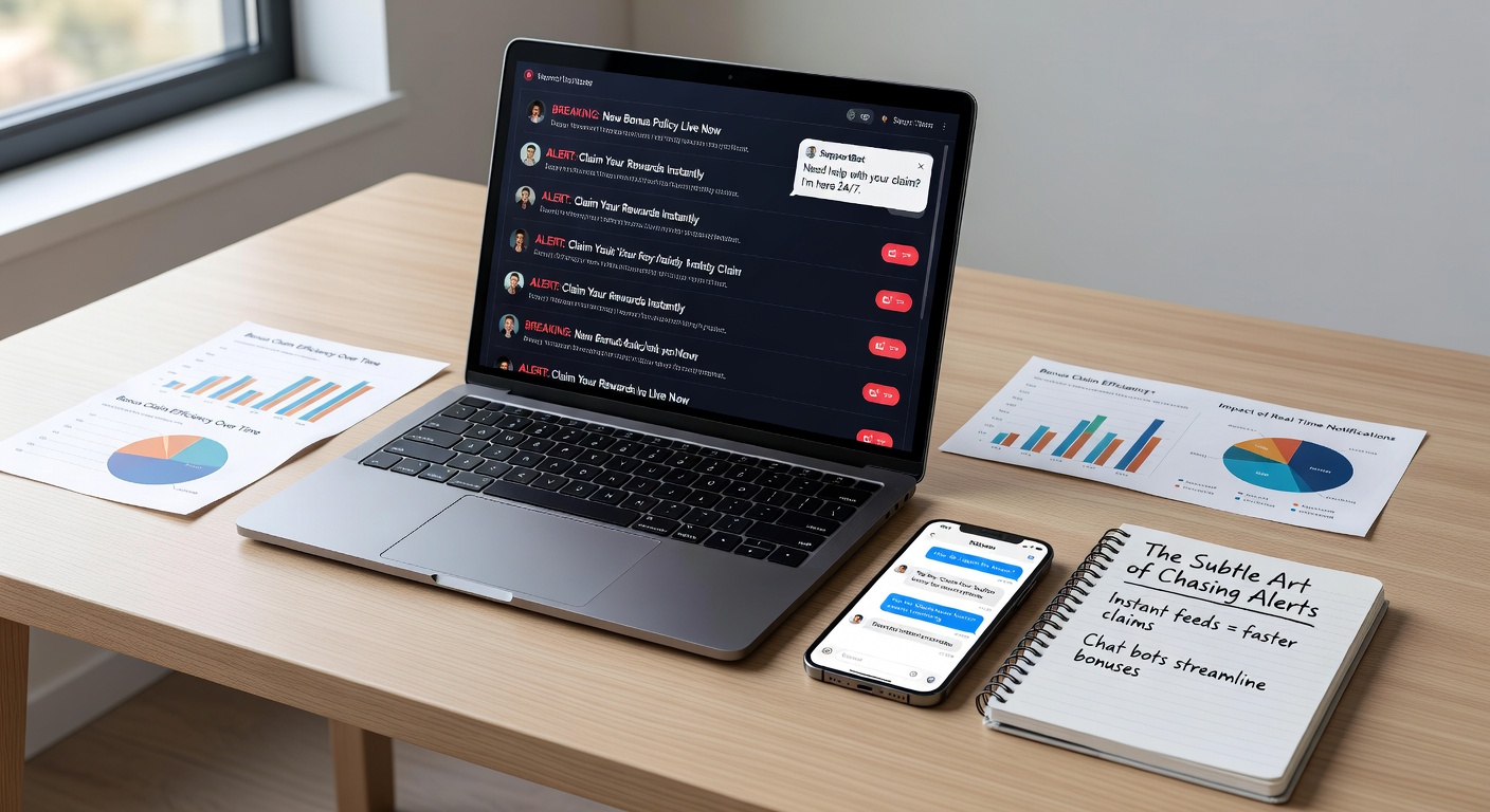Speler die via chat en nieuwsalerts een live pokertoernooi entry activeert